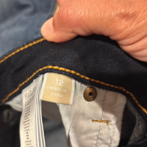 Michael Kors Blue Skinny Jeans Modern Fit size 12 - Picture 8 of 8